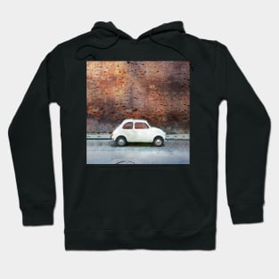 Vintage italian car in watercolor Hoodie